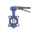 Mittlere Scheibe Resilient Seat Gummi Lined Butterfly Valve